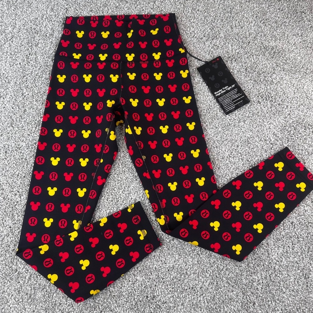 Lululemon Disney Wunder Train High Rise 25" Womens 4 Legging Athleisure Gym NEW